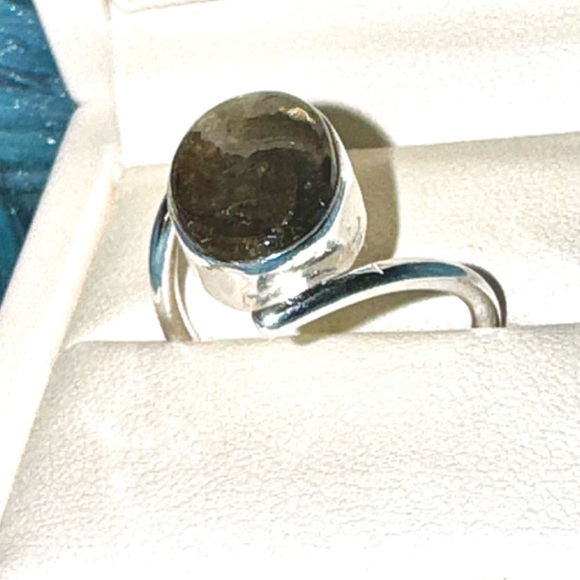 **Price Drop** Sterling Silver Labradorite size 9 Enhance your clairvoyance - Picture 5 of 7